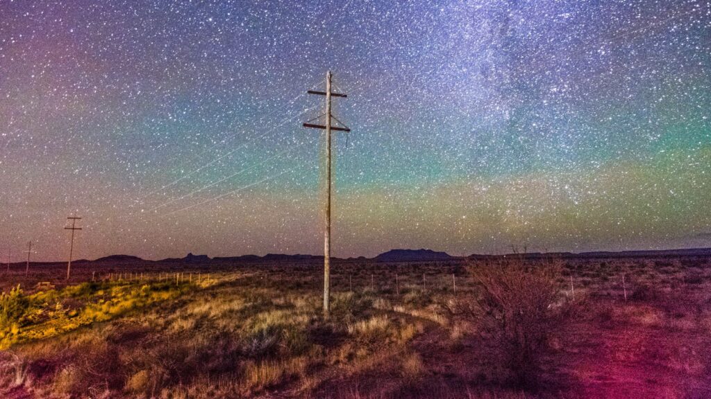 Nighttime in Marfa, Texas
