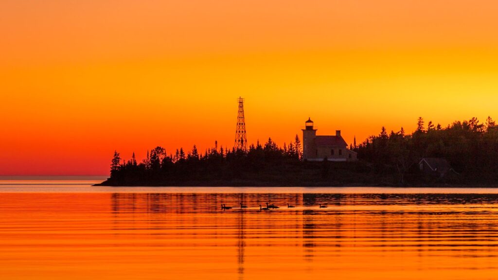 Michigan, Copper Harbor Sunrise