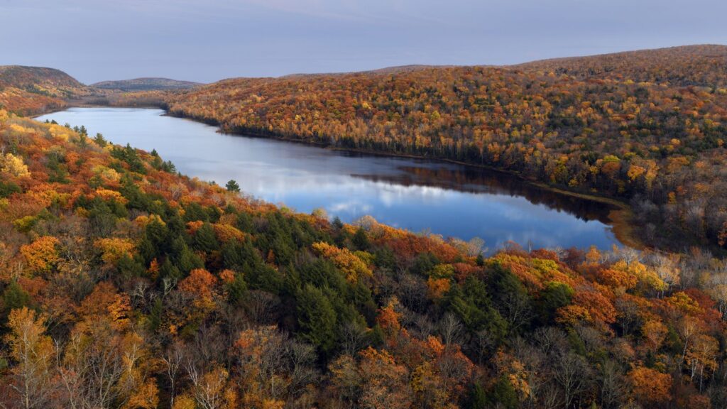 Michigan, Lake in the Porcupine Mountains