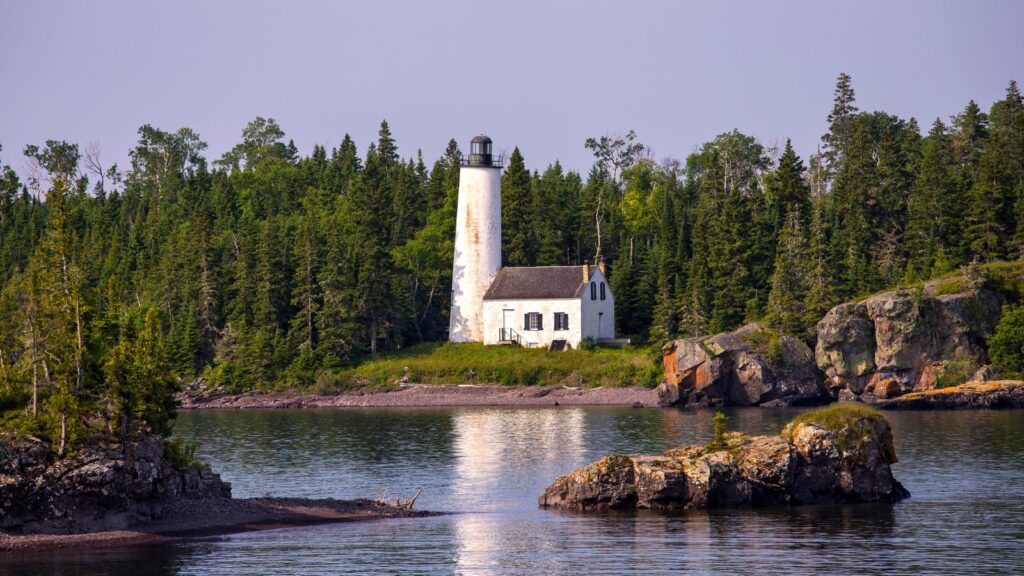 Michigan, Rock Harbor Lighthouse, Isle Royale National Park