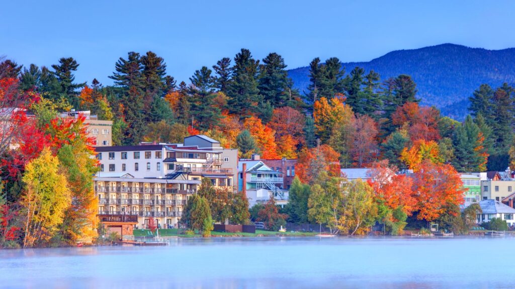 New York, Autumn in Lake Placid