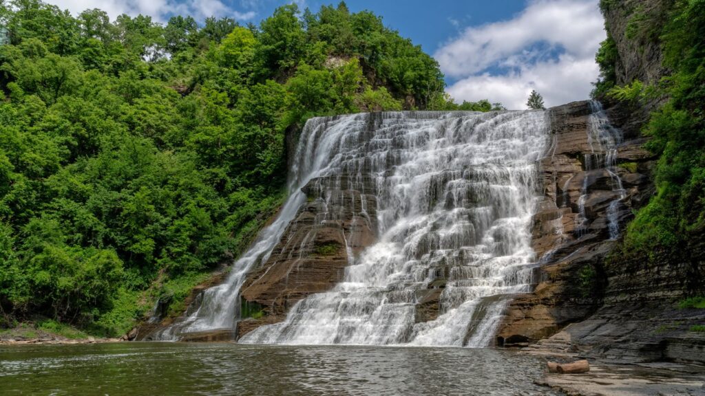 Ithaca Falls In New York