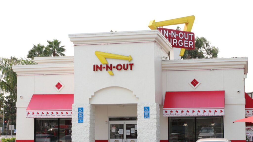 In N Out in Lawndale, CA 