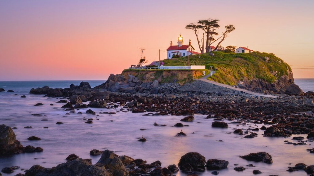 California, Battery point lighthouse Crescent City