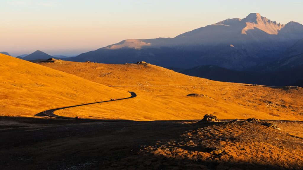 Colorado, Autumn Sunset at Trail Ridge Road