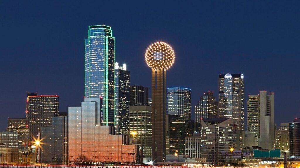 Dallas Texas Skyline at Night