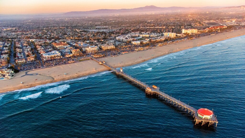 Huntington Beach California Aerial