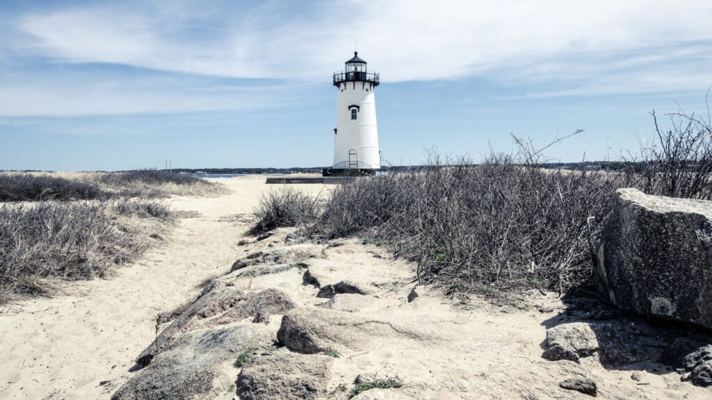 Massachusetts, Edgartown Lighthouse, on Martha's Vineyard