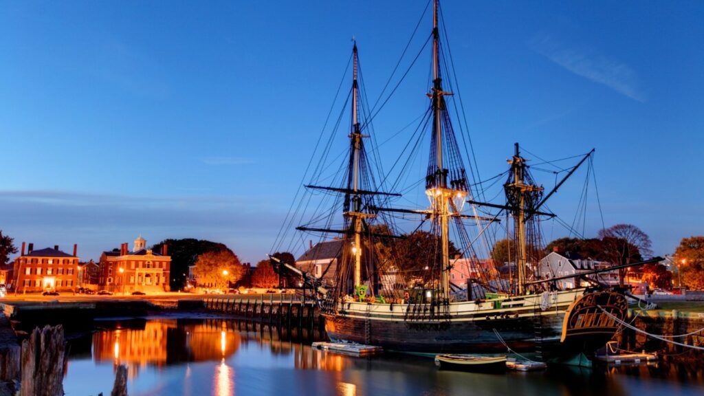 Massachusetts, Salem boat view