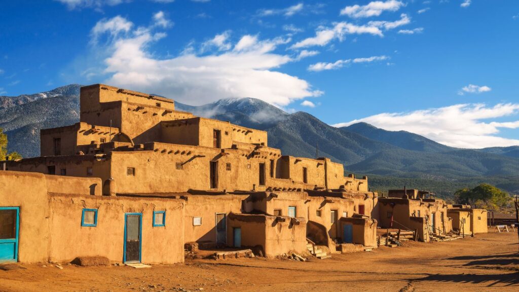 New Mexico, Ancient Dwellings of Taos Pueblo