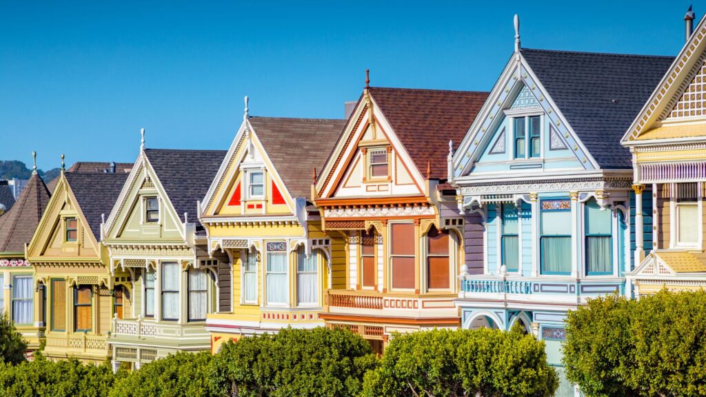 Painted Ladies at Alamo Square, San Francisco, California