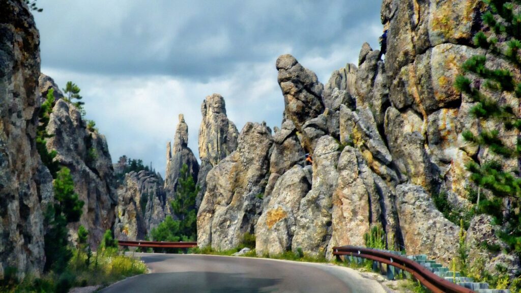 South Dakota, Granite Needles loom over the Needles Highway