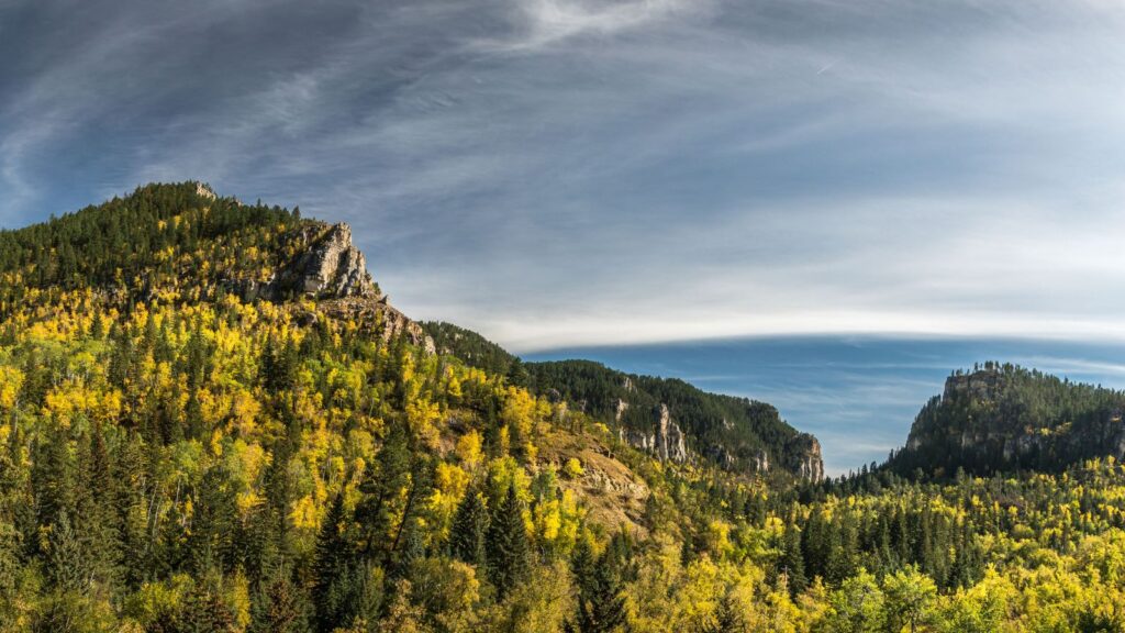 South Dakota, Spearfish Canyon Panorama