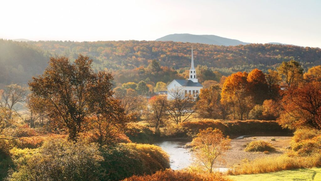 Vermont, Stowe Morning, rabbit75_cav Canva