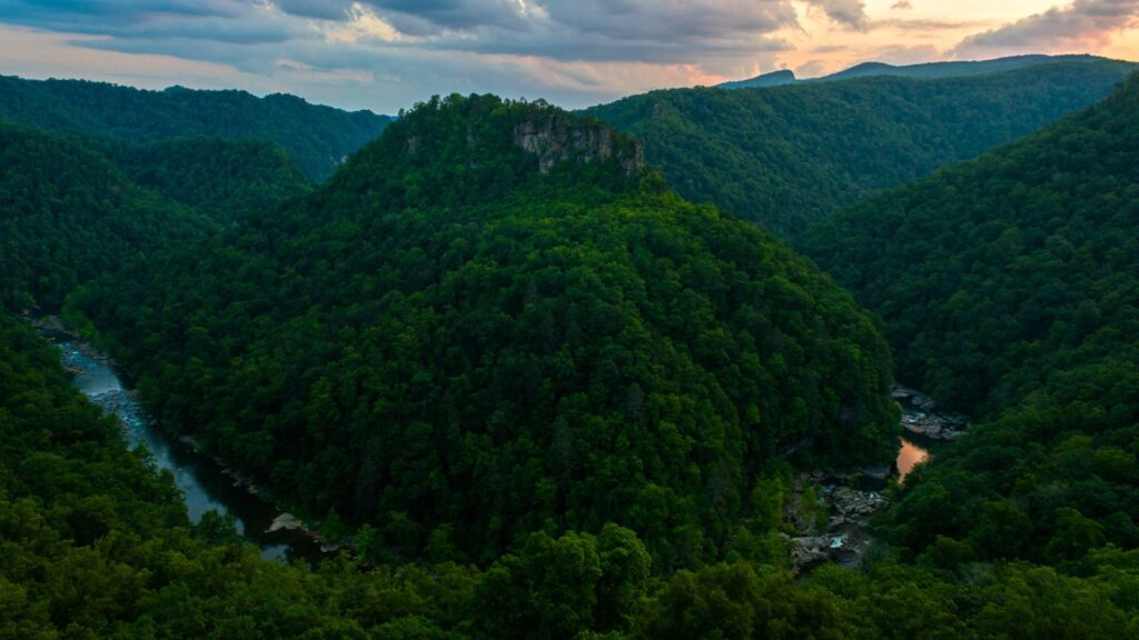 Virginia, the Towers at Breaks Interstate Park, Joshua Moore Canva