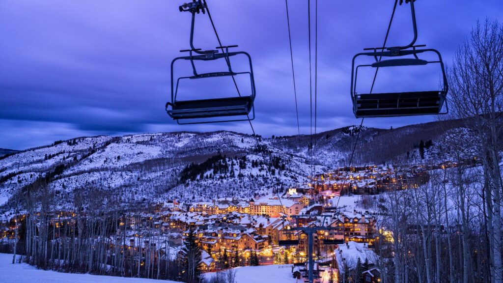 Beaver Creek Colorado Village at Dusk