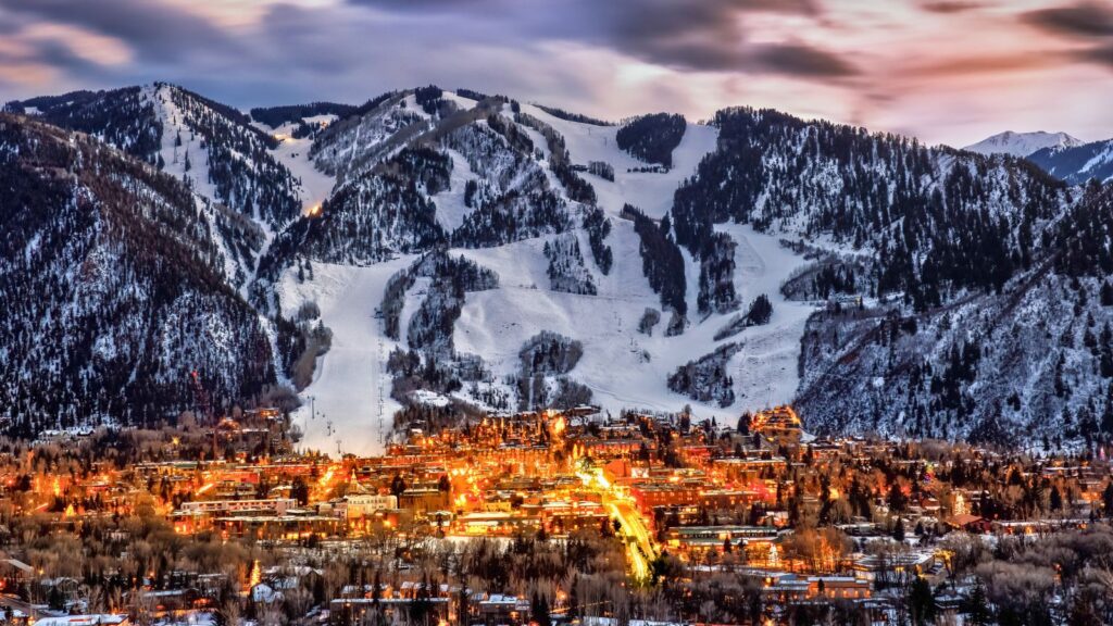 Colorado, Ski Aspen skyline