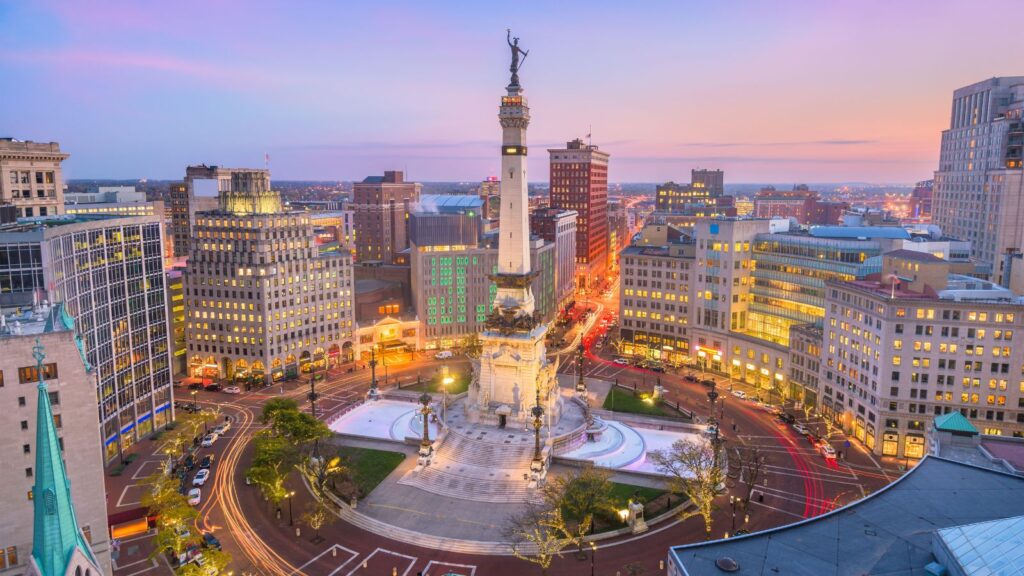 Indiana, Indianapolis Skyline