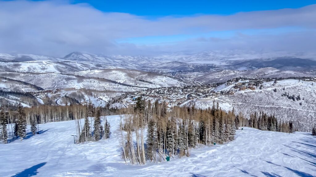 Utah, Snow Skiing in Deer Valley