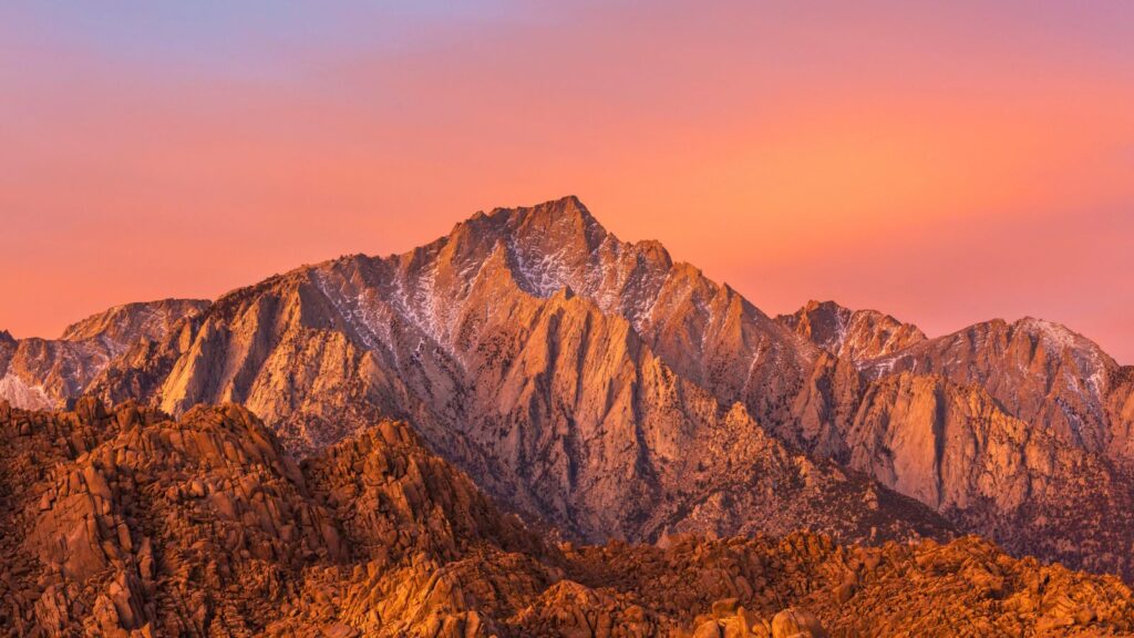 Cailfornia, Sierra Nevada Sunset