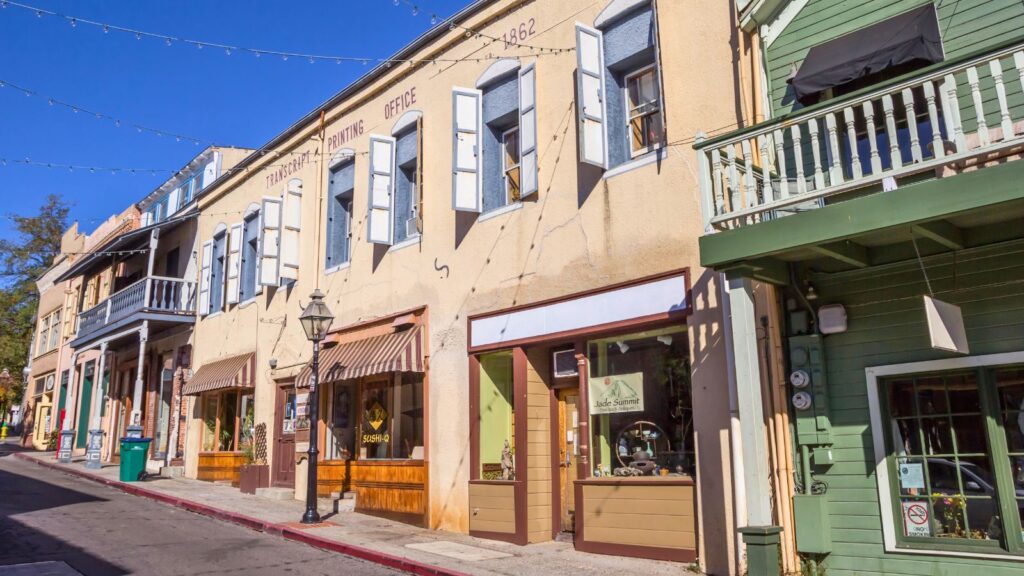 California, Nevada City Historic Buildings