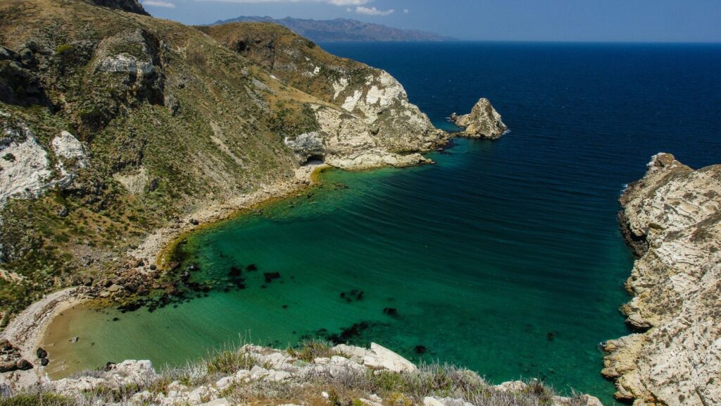 California, Potato Harbor in Channel Islands National Park