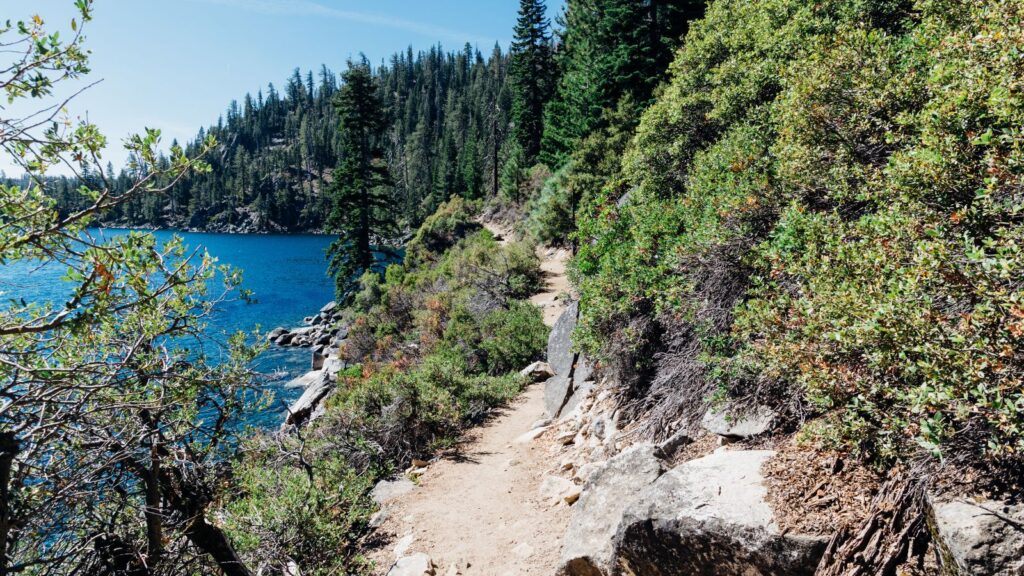 California, Views along Lake Tahoe's Rubicon trail