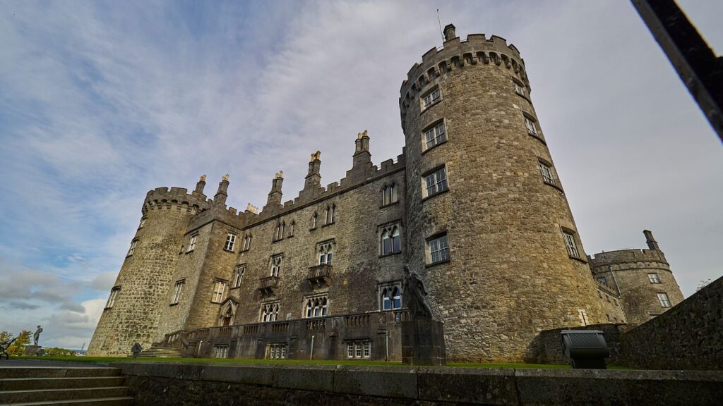 Ireland, Kilkenny castle, a typical and old castle from medieval times