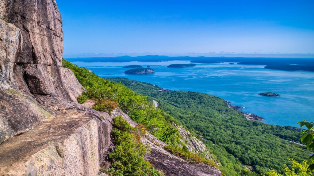 Maine, The Precipice Trail in Acadia National Park, Maine