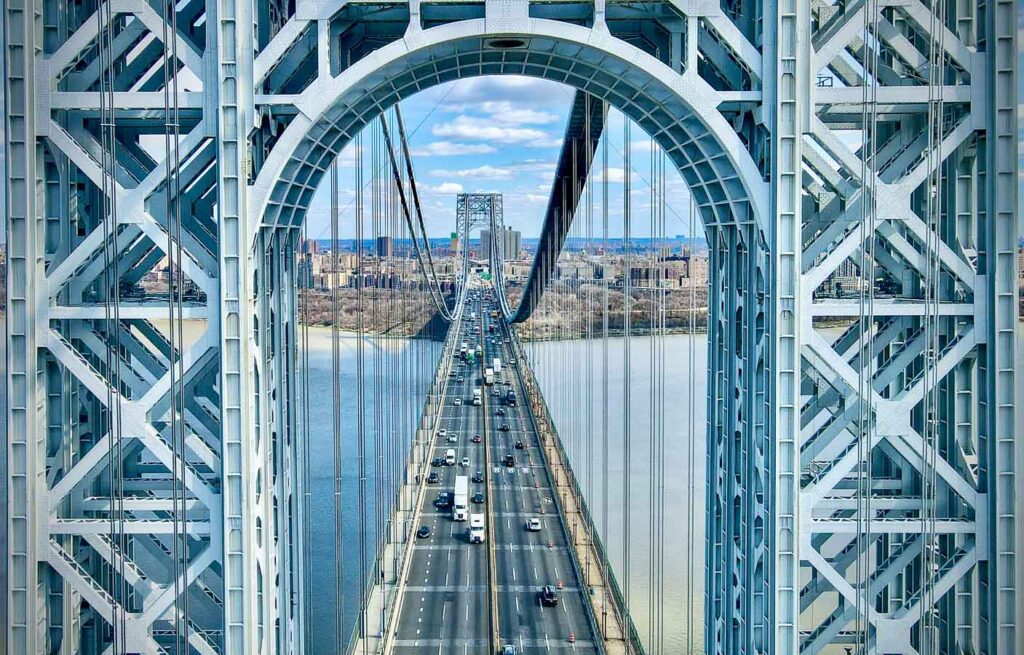 Goerge Washington Bridge New Jersey connecting New York City