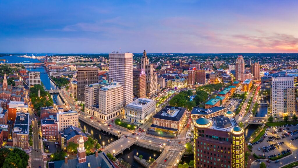 Rhode Island, Aerial panorama of Providence