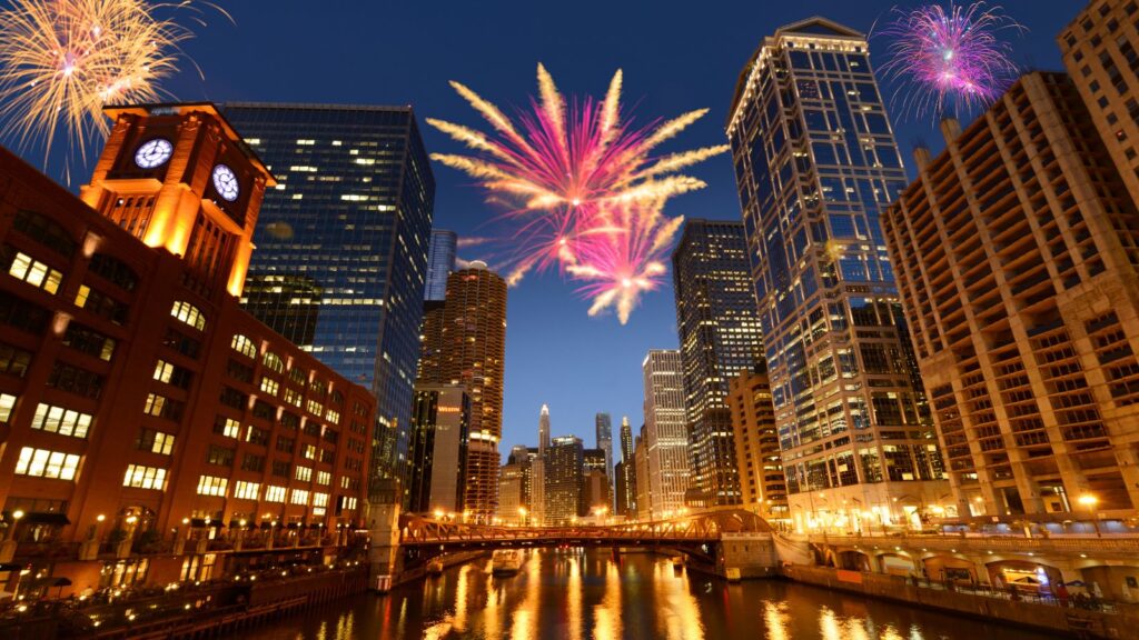 Chicago fireworks