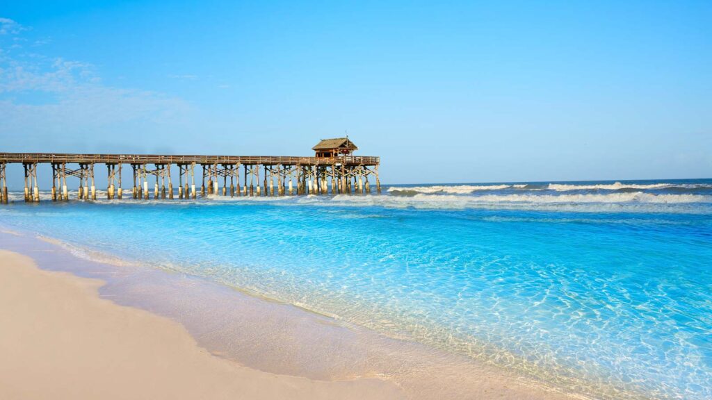 Florida, Cocoa Beach pier in Cape Canaveral