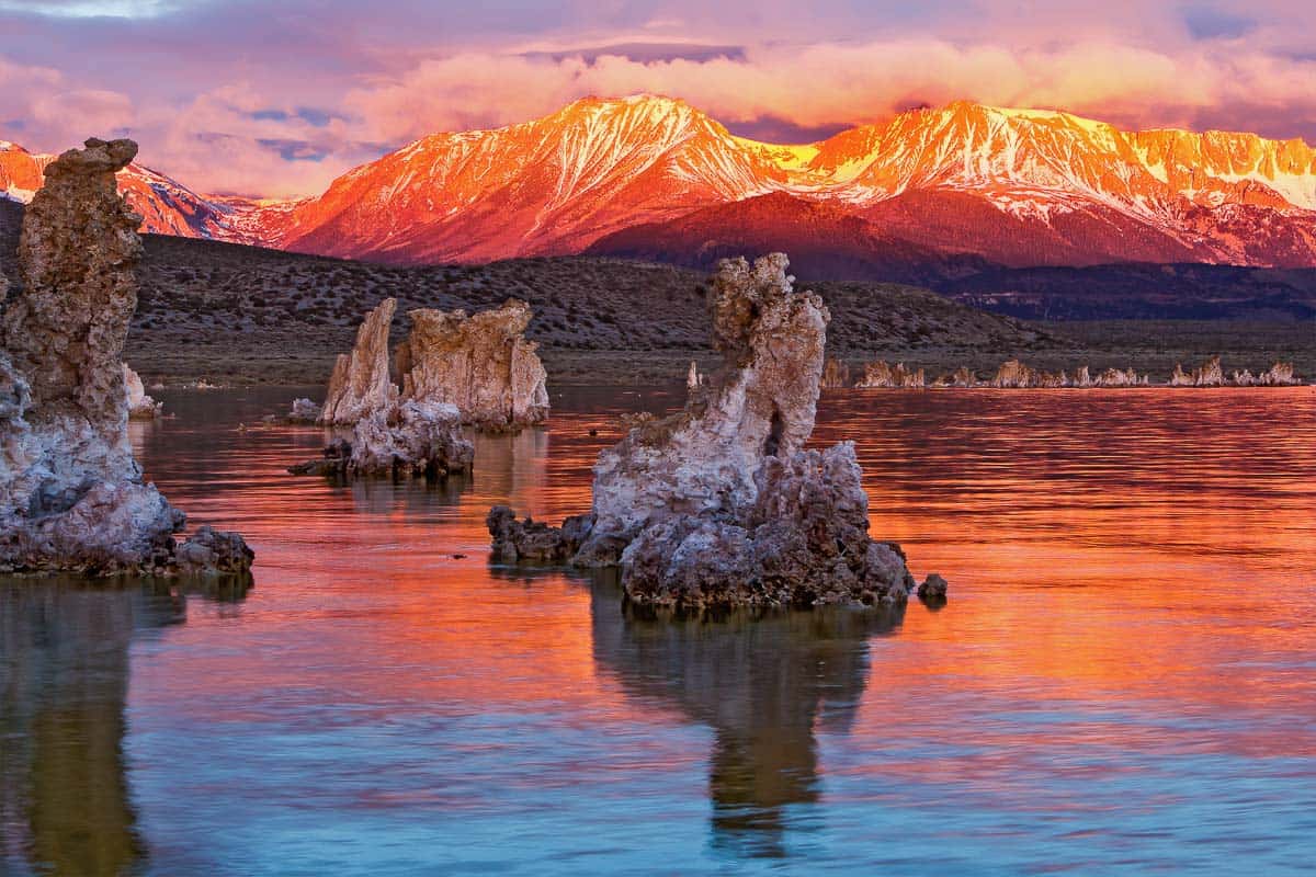 Magic Sunrise at Mono Lake, California