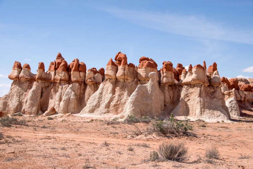 The socalled Blue Canyon is located southeast of Tuba City in the Moenkopi Wash, Arizona, USA.