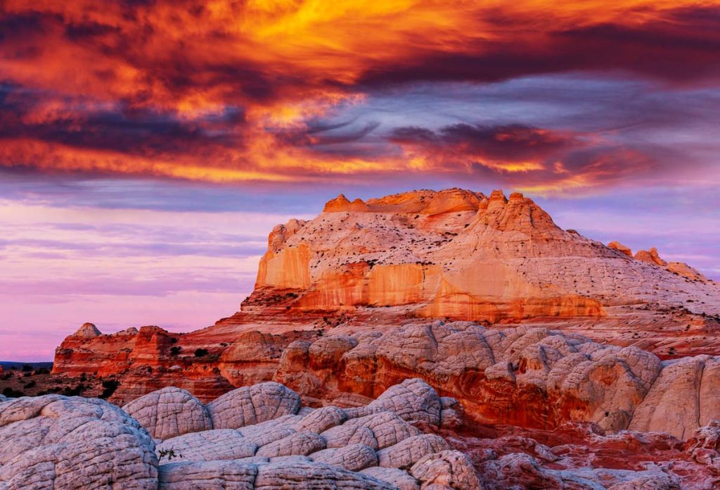 Vermilion Cliffs National Monument Landscapes at sunrise