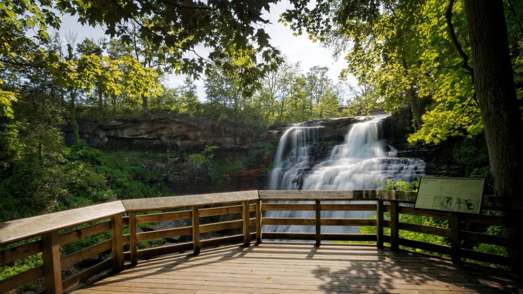 Brandywine Falls in Cuyahoga Valley National Park, Ohio