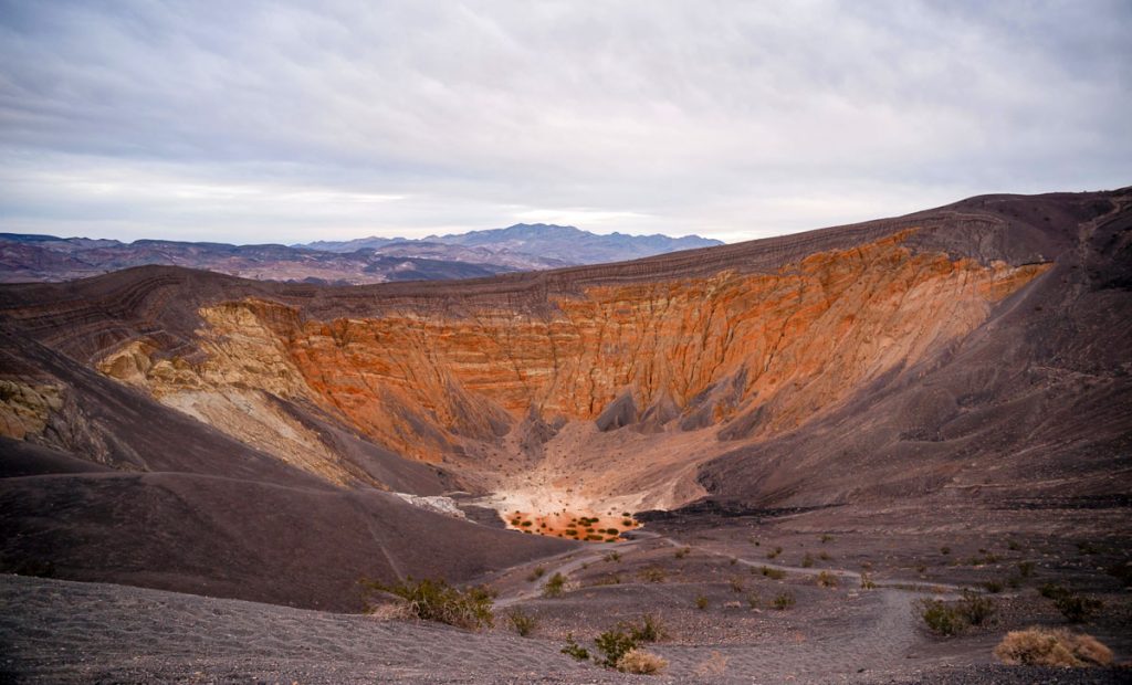 California, Ubehebe Crater, Grapevine Mountains, Death Valley National Park