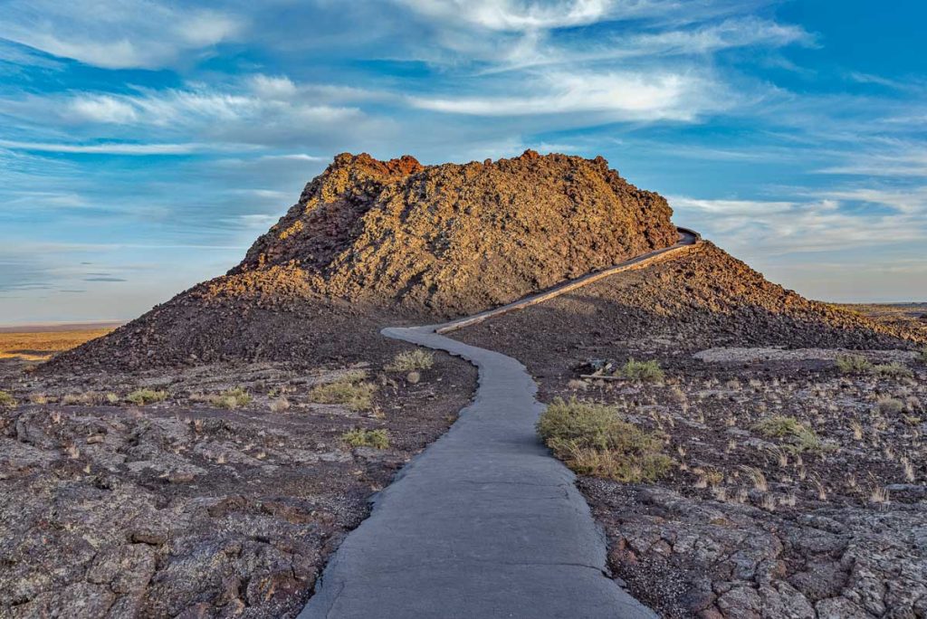 Path at Craters of the Moon National Monument.