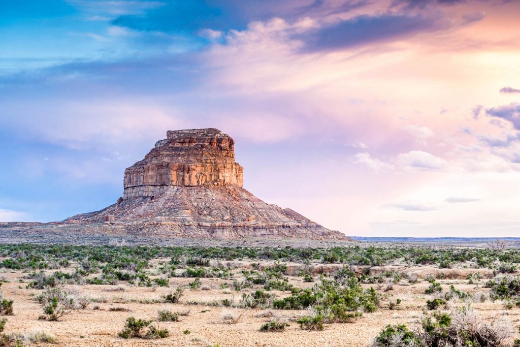 New Mexico, Fajada Butte in Chaco Culture National Historical Park