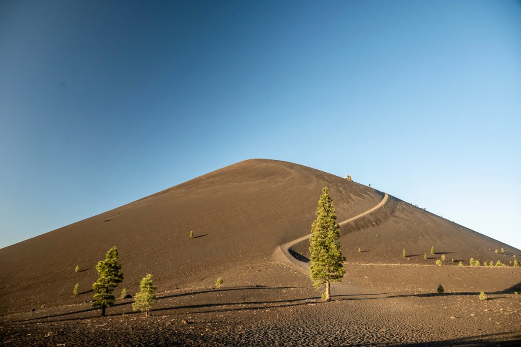 Cinder Cone Trail Leaves Permanent Marks in the Volcanic Rocks That Comprise It