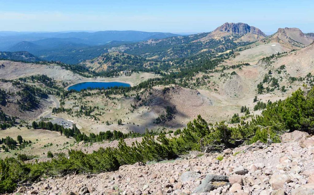 California, Lassen Volcanic National Park summit