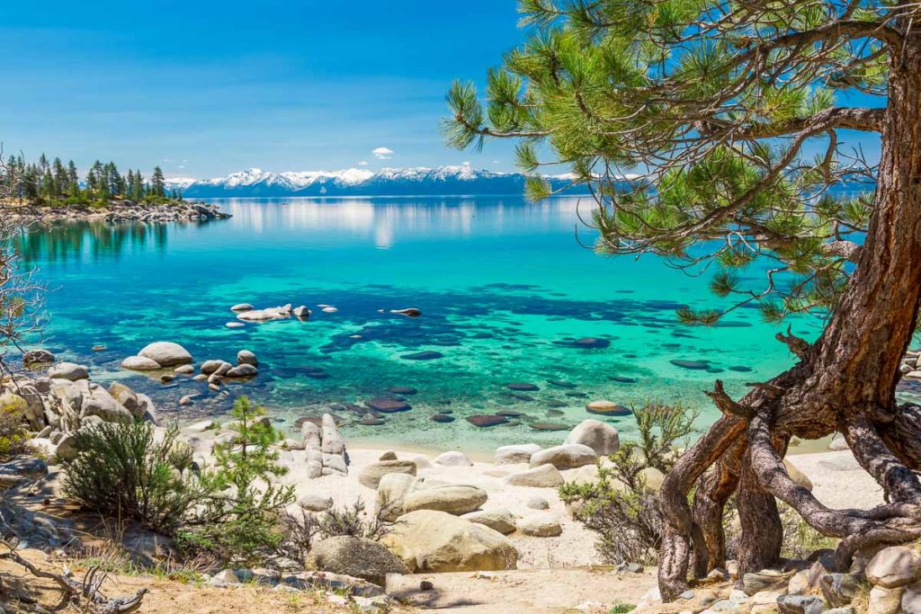 California, Summer scene in Lake Tahoe