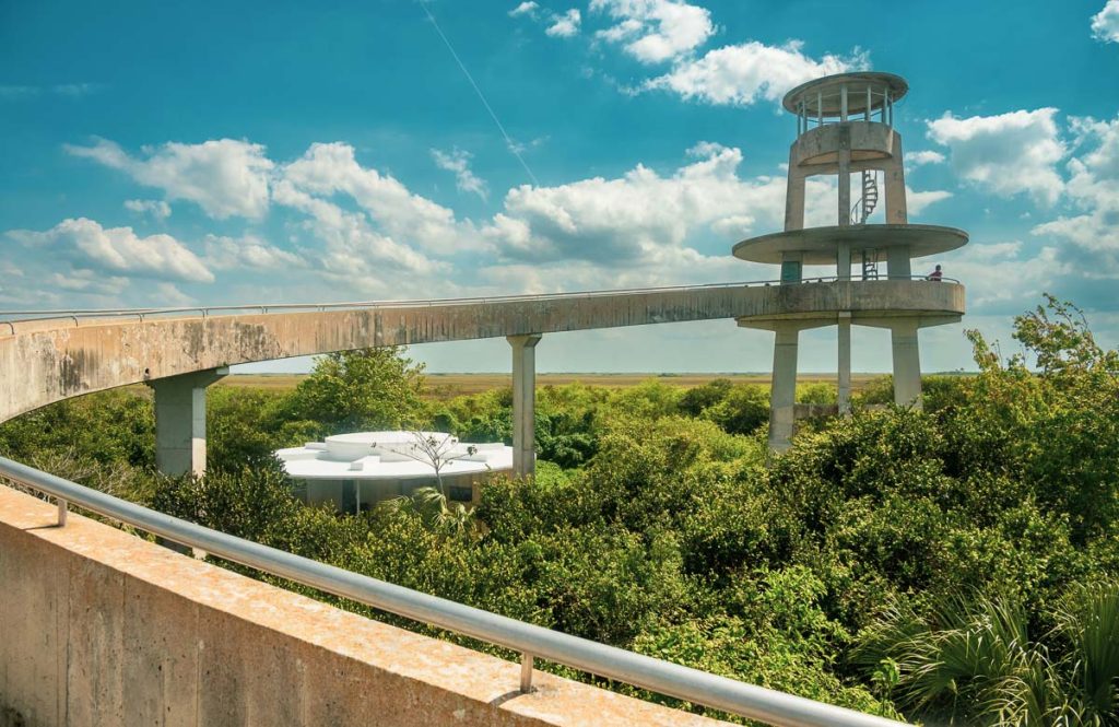 Observation Tower At Shark Valley in Everglades