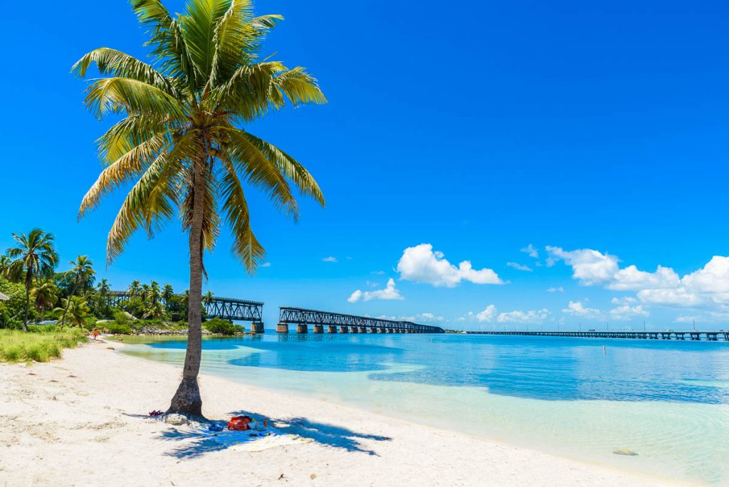 Bahia Honda State Park - Calusa Beach, Florida Keys - tropical coast with paradise beaches - USA