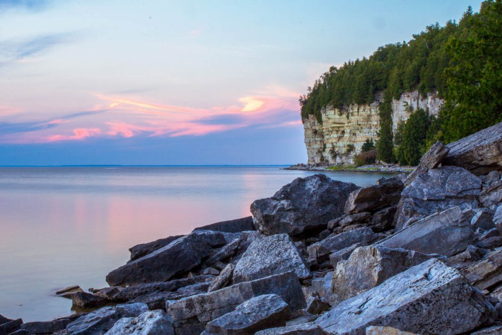 Michigan, Fayette State Park on the coast of Lake Michigan in the Upper Peninsula