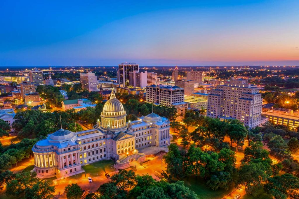 Mississippi, Jackson Skyline