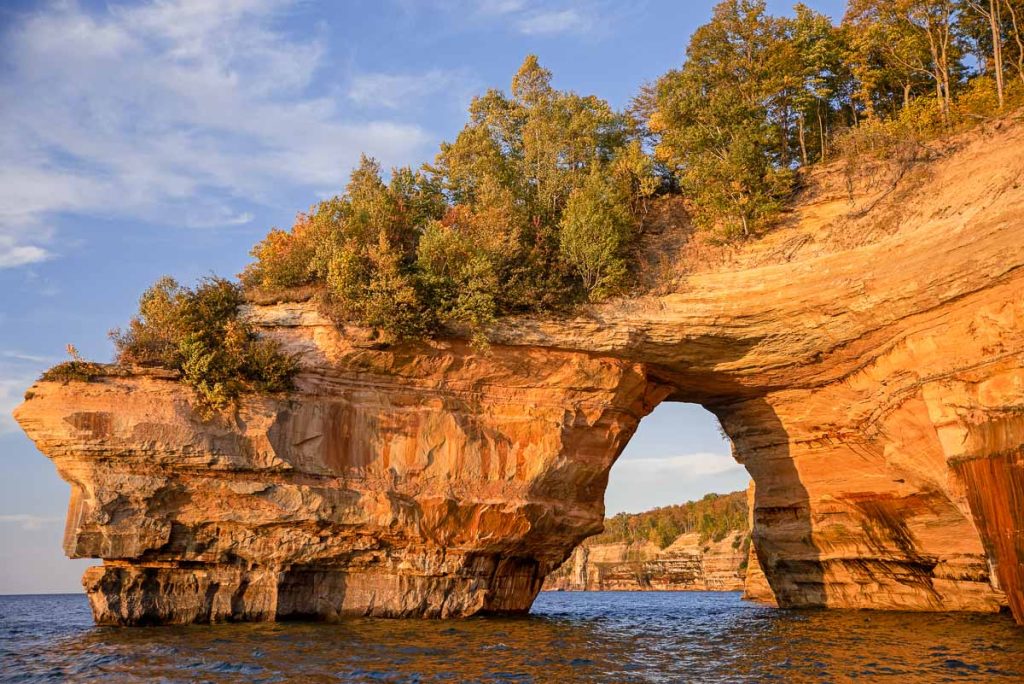 Wisconsin, Lovers Leap Arch, Pictured Rocks National Lakeshore