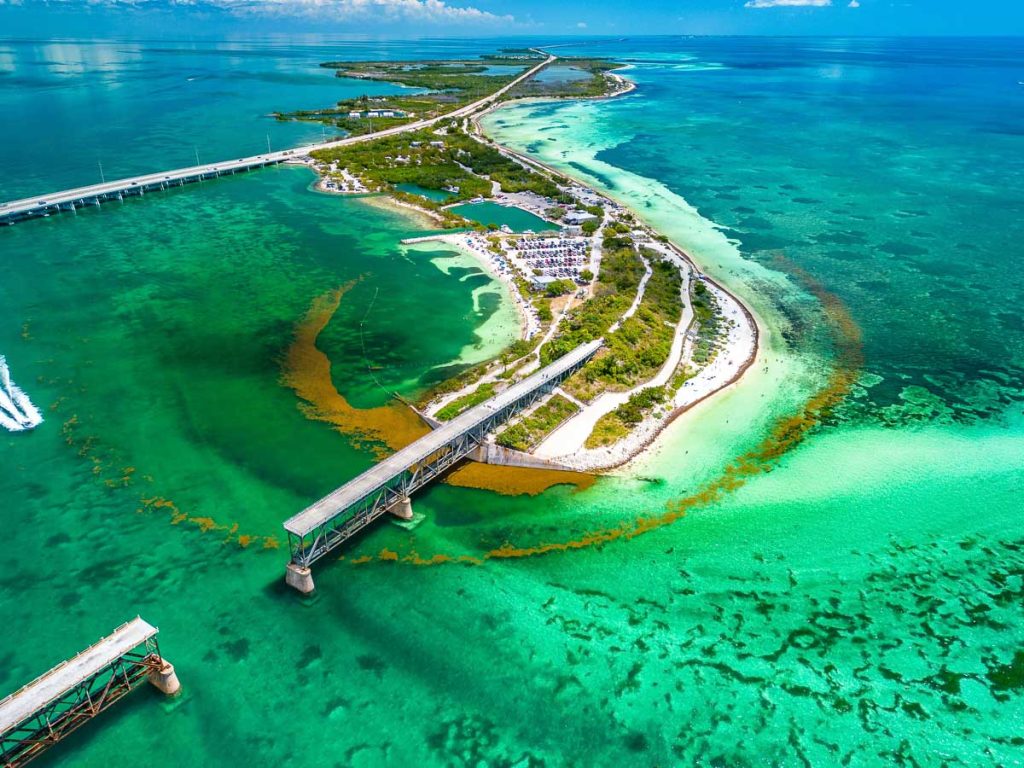 Bahia Honda State Park - Calusa Beach, Florida Keys - tropical coast with paradise beaches - USA