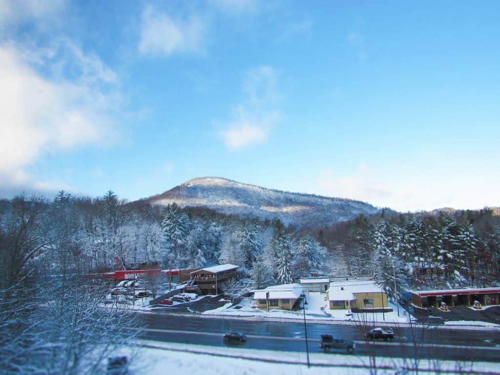 North Carolina, Boone town in winter